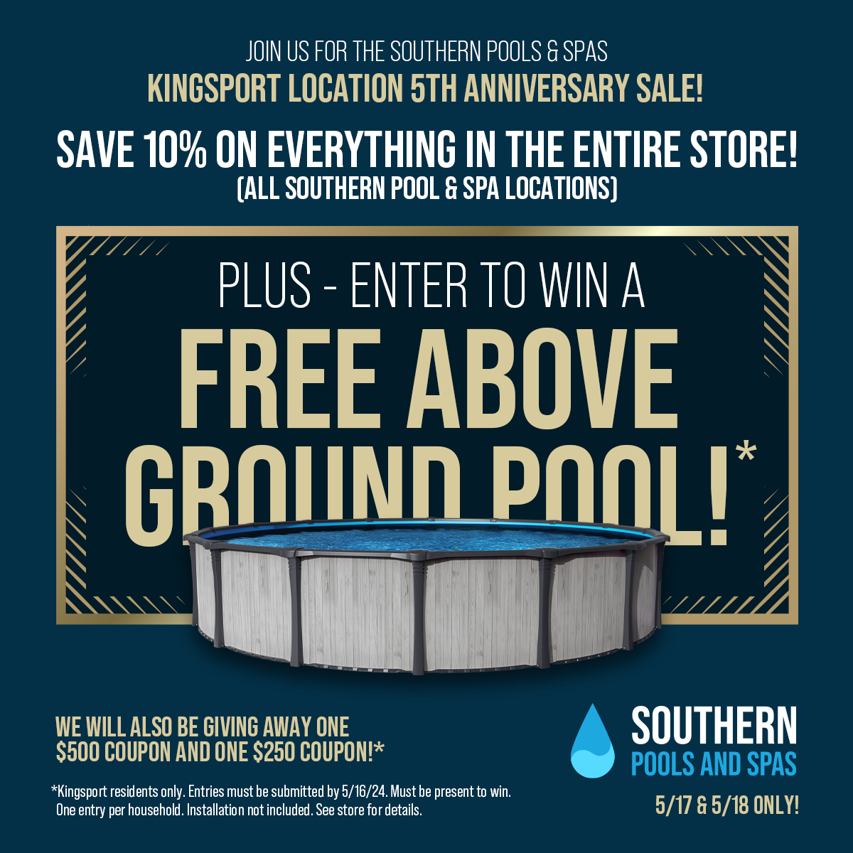 Promotions Southern Pools and Spas