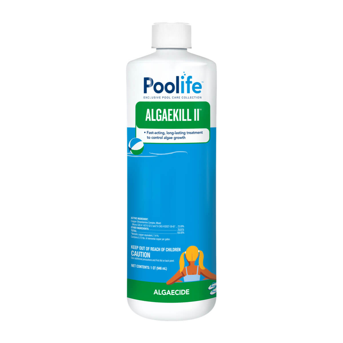 AlgaeKill II: Algae Killer for Pools