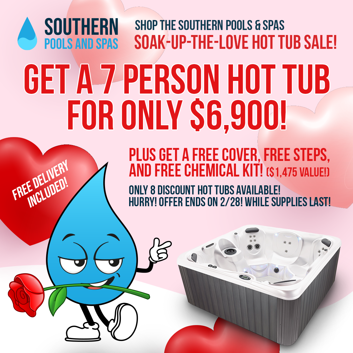 Soak-Up-The-Love Hot Tub Sale