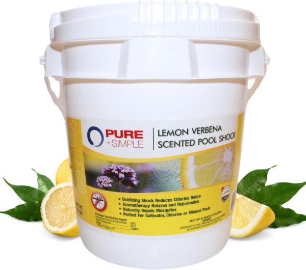 Oxygen Pure & Simple Pool Shock - Lemon Verbena - 10LB