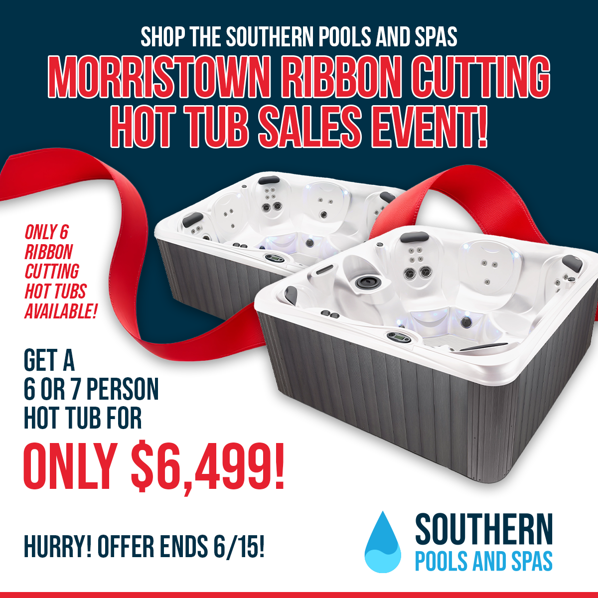Morristown Ribbon Cutting Hot Tub Sale Event!