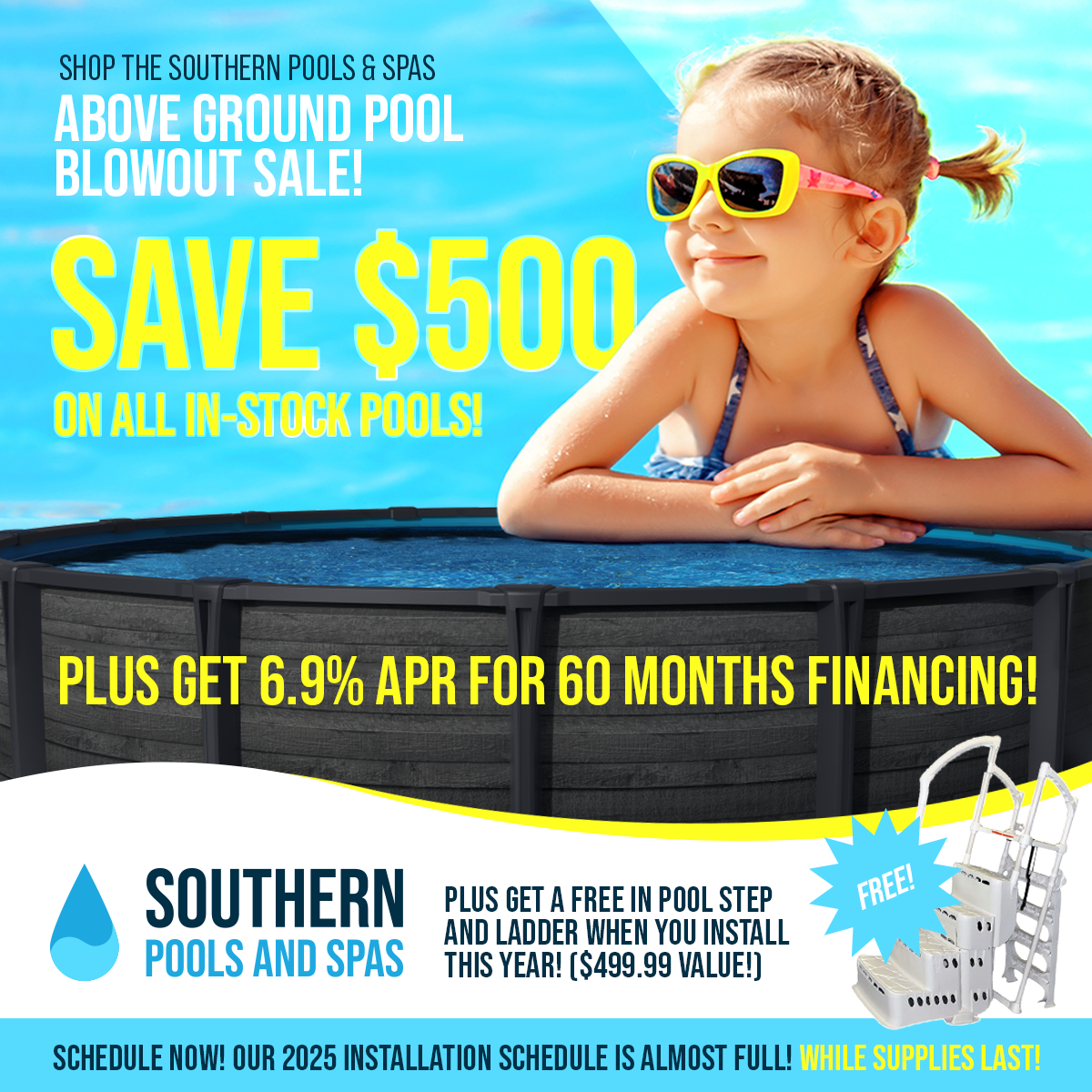 Above Ground Pool Blowout Sale