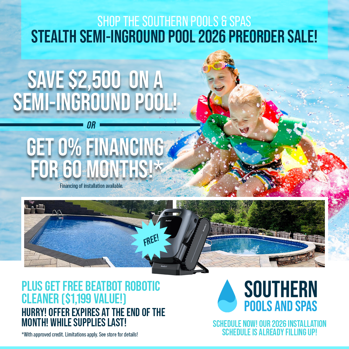 Stealth Semi Inground Pool 2026 Preorder Sale
