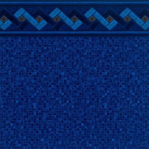 Azure Peak Tile / Indigo Mosaic Floor (27 Mil)