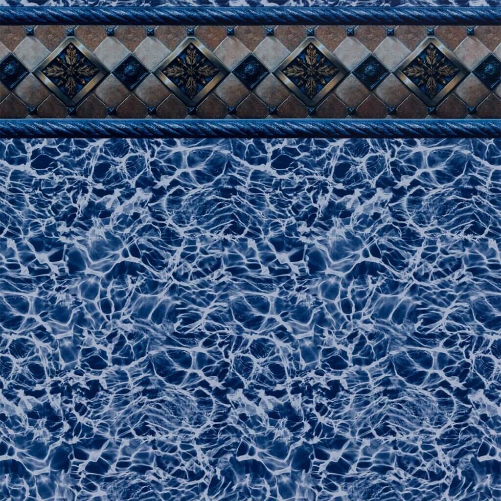 Bayview Tile / Light Blue Diffusion Floor (27 Mil)