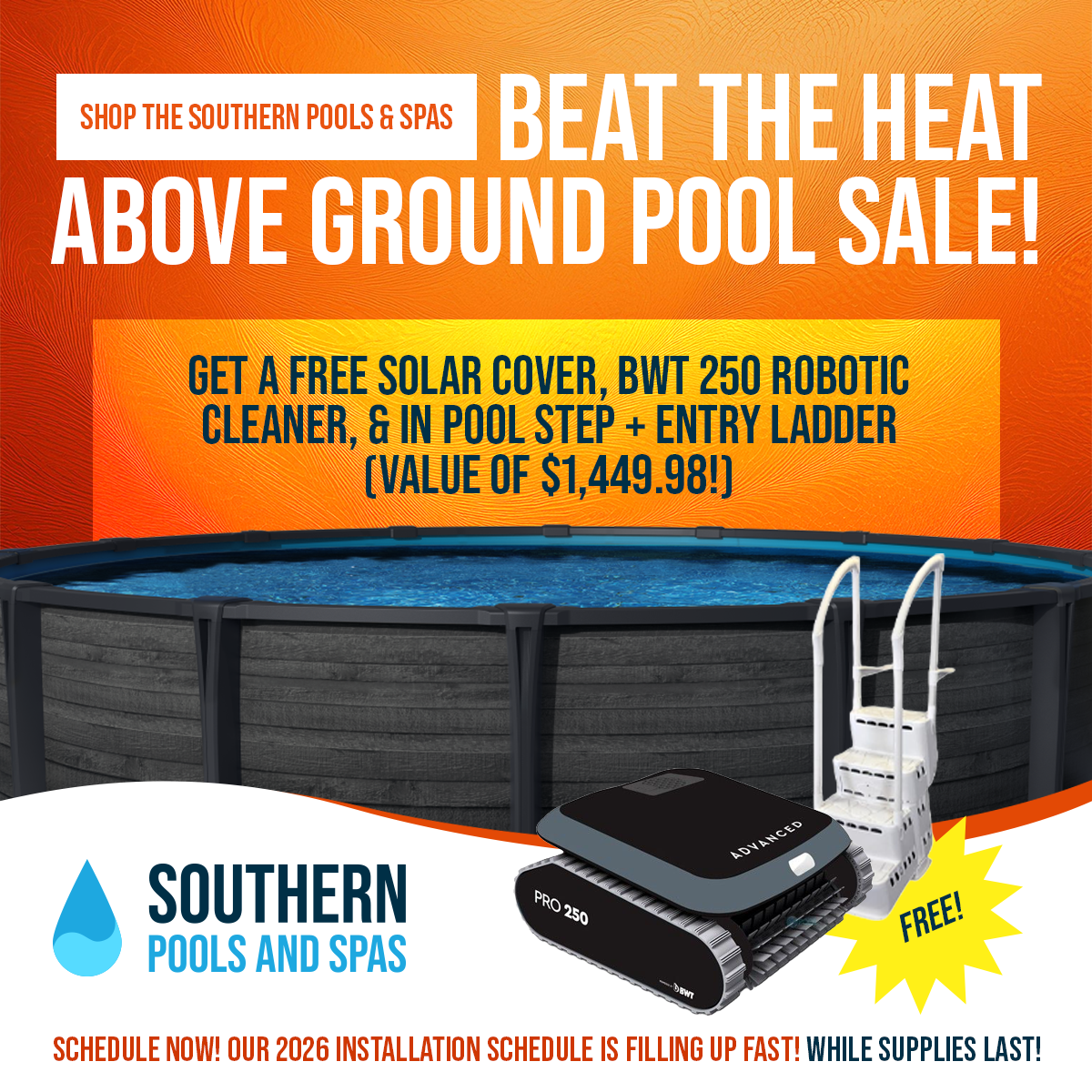 Beat The Heat Above Ground Pool Sale