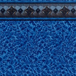 Blue Bayview Tile / Blue Diffusion Floor (20 Mil)