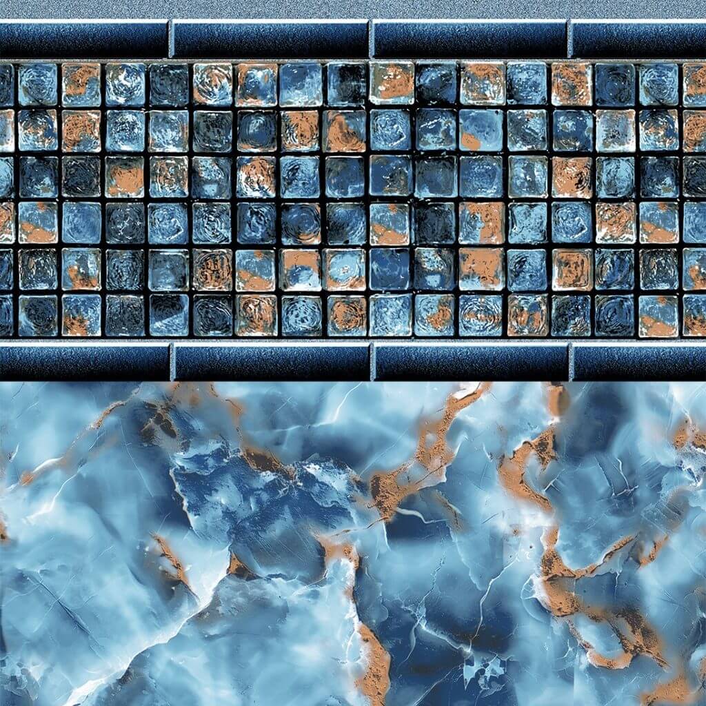 Cityscape Tile / Celestial Sands Floor (27 Mil) Pearlescent Finish