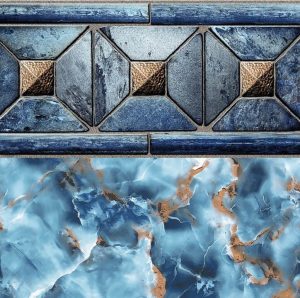 Ironstone Tile / Celestial Sands Floor (27 Mil) Pearlescent Finish