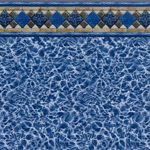 Kingsford Tile / Light Blue Diffusion Floor (27 Mil)