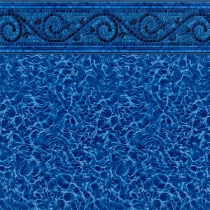 Siesta Wave Blue Tile / Blue Diffusion Floor (20 Mil)