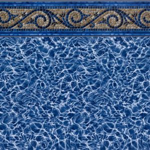 Siesta Wave Tile / Light Blue Diffusion Floor (27 Mil)